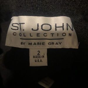 Size 2 chenille-type knit St John skirt - elastic waist